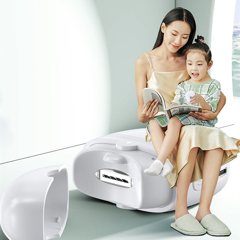 Pro Automatic Electric Nail Clipper – Rechargeable, Anti-Splash Trimmer with Built-in LED Light