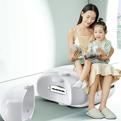 Pro Automatic Electric Nail Clipper – Rechargeable, Anti-Splash Trimmer with Built-in LED Light