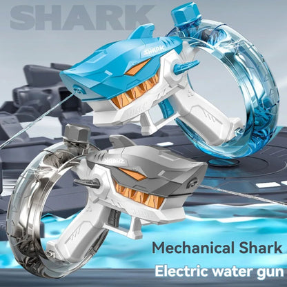 SharkBlaster™ Automatic Electric Water Gun – High-Velocity Continuous Fire Soaker